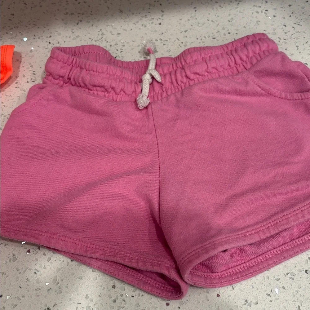 Cat & Jack Gray Shorts bundle and swimsuit, size 6